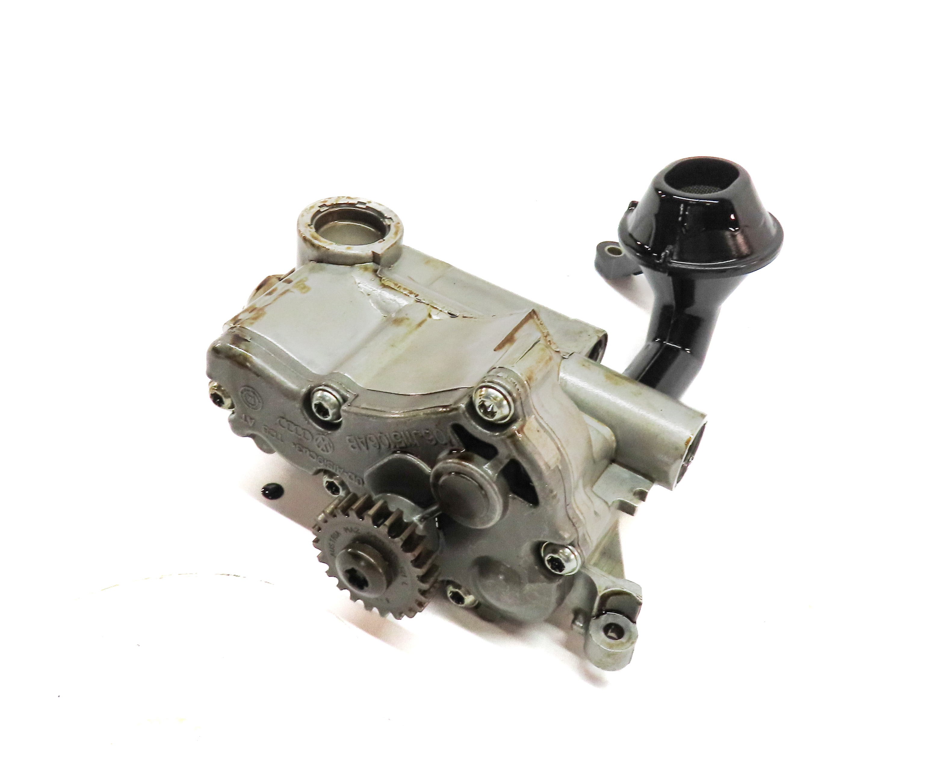 2016 AUDI Q3 (8U) 2.0L CCTA ENGINE OIL PUMP OIL FLUID PUMP w/ PICKUP TUBE — exact item pictured